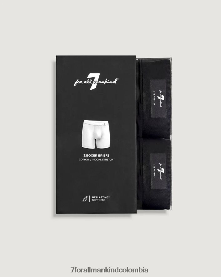 accesorios 7 for All Mankind Pack de 2 calzoncillos bóxer en negro JBNRD850