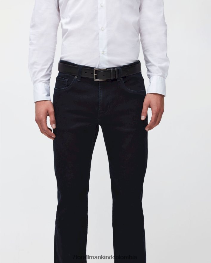 accesorios 7 for All Mankind cinturón de cuero clásico en negro JBNRD853
