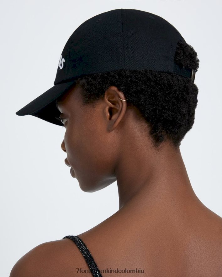 accesorios 7 for All Mankind gorra de béisbol negra after hours JBNRD477