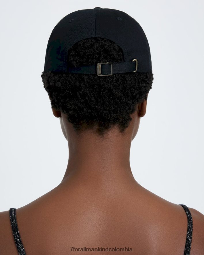 accesorios 7 for All Mankind gorra de béisbol negra after hours JBNRD477