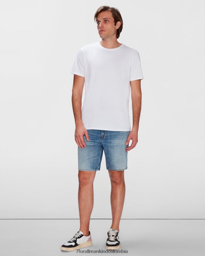 vestir 7 for All Mankind Airweft recto corto en Portofino. JBNRD793