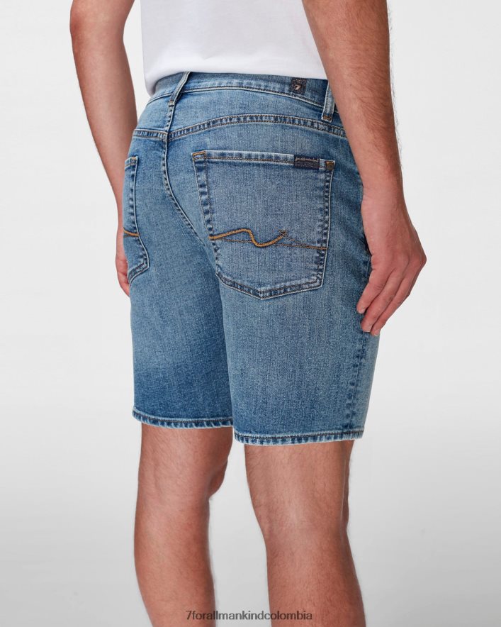 vestir 7 for All Mankind Airweft recto corto en Portofino. JBNRD793