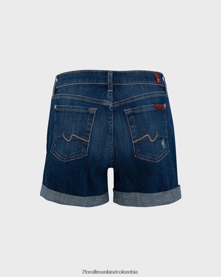 vestir 7 for All Mankind Todo tipo de shorts mid roll de sarga rota en Vanity JBNRD138