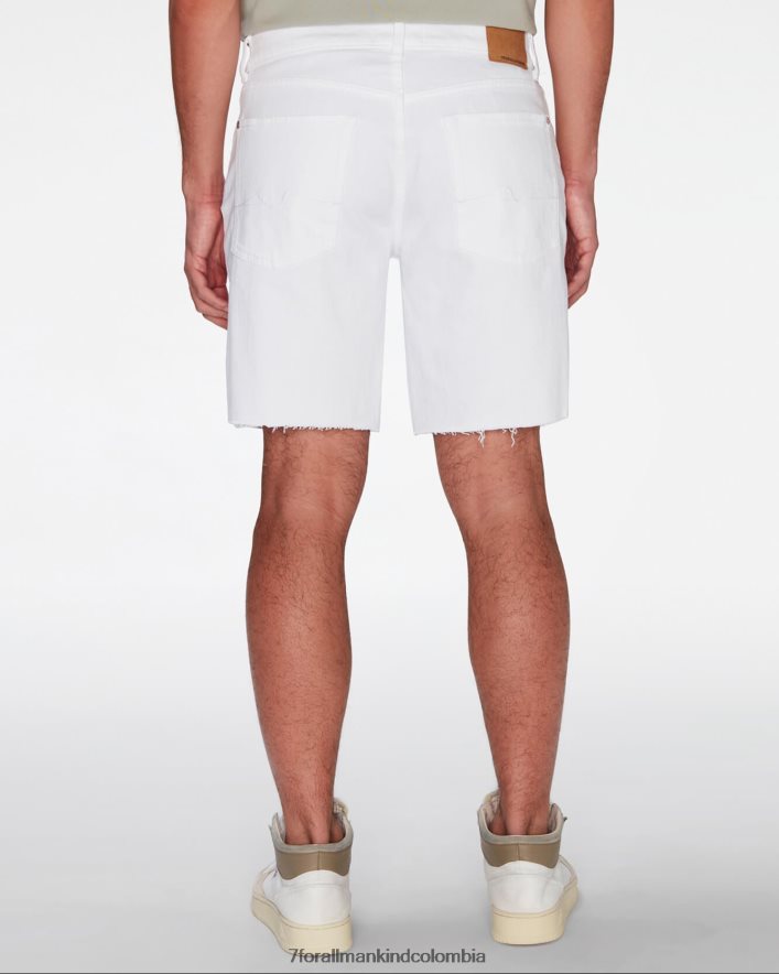 vestir 7 for All Mankind corto recto en blanco broma JBNRD606