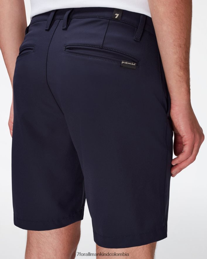 vestir 7 for All Mankind pantalones cortos azul marino Tech Series JBNRD773