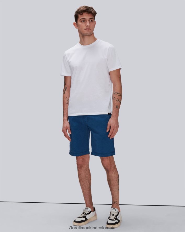 vestir 7 for All Mankind pantalones cortos chinos de sarga Airweft en fondo marino JBNRD775