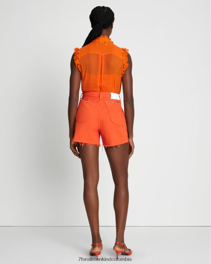 vestir 7 for All Mankind rubí fácil corto en koi JBNRD251