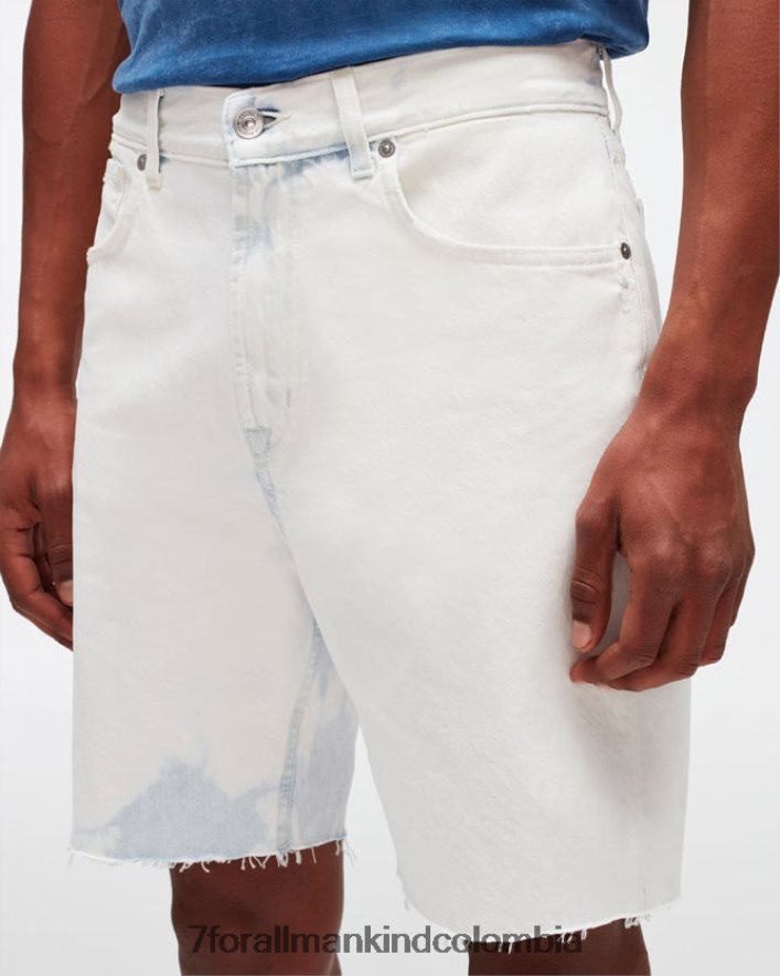 vestir 7 for All Mankind short cooper j en color nublado blanqueado JBNRD660