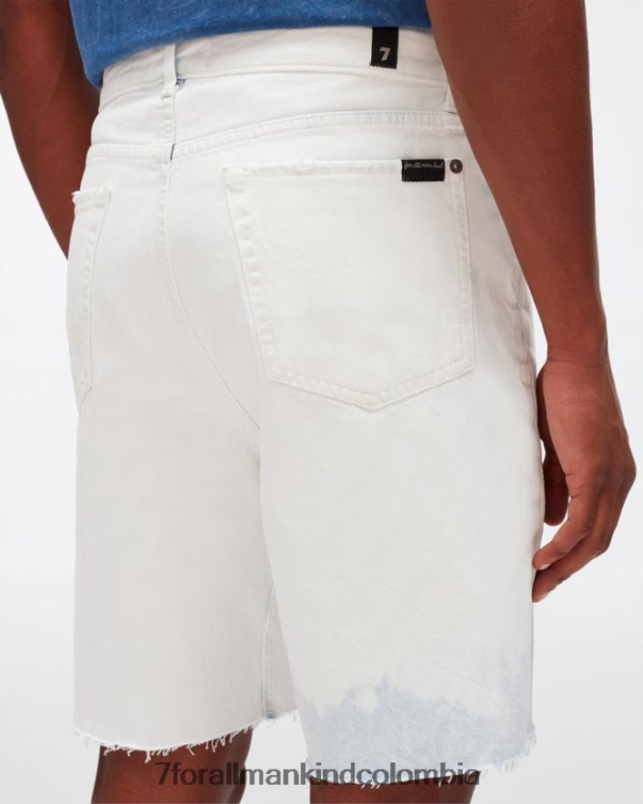 vestir 7 for All Mankind short cooper j en color nublado blanqueado JBNRD660