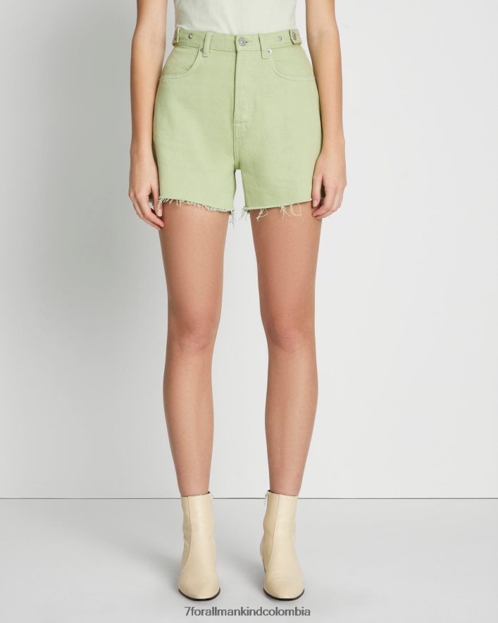 vestir 7 for All Mankind short rubí fácil en espuma de mar JBNRD269