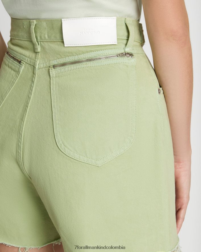 vestir 7 for All Mankind short rubí fácil en espuma de mar JBNRD269