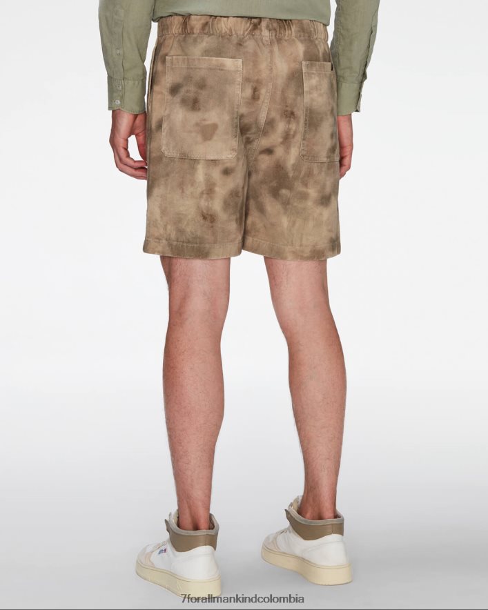 vestir 7 for All Mankind short utilitario con estampado de camuflaje abstracto JBNRD526
