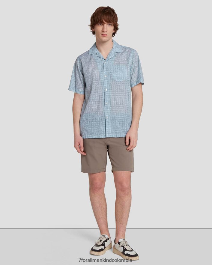 vestir 7 for All Mankind shorts tech series en gris claro JBNRD776