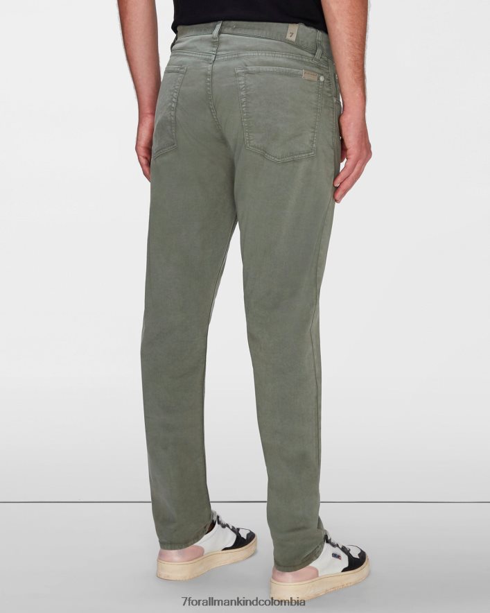 vestir 7 for All Mankind Airweft Twill Adrien 5 Pockets en tomillo JBNRD780