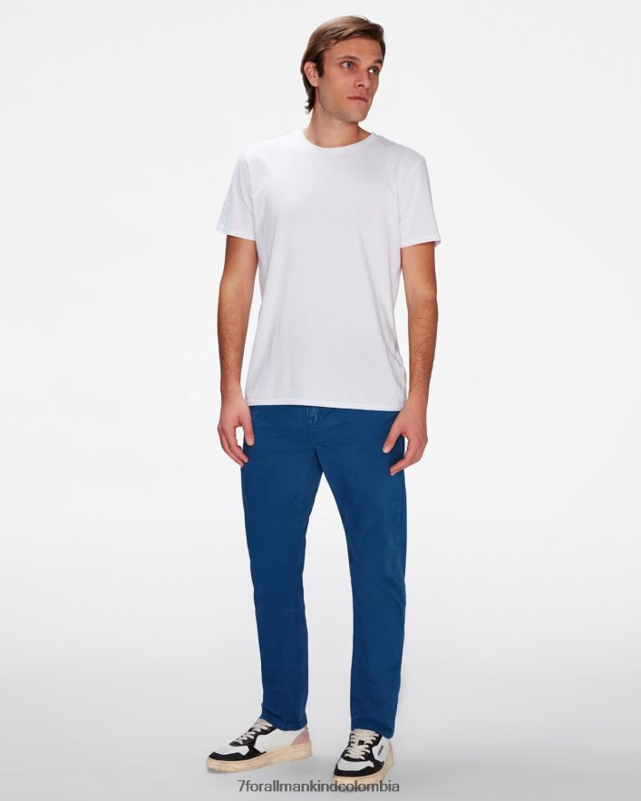 vestir 7 for All Mankind Airweft Twill Adrien Chino En El Fondo Del Mar JBNRD799