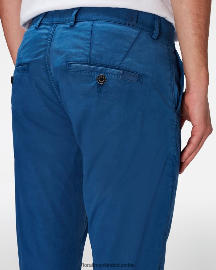 vestir 7 for All Mankind Airweft Twill Adrien Chino En El Fondo Del Mar JBNRD799