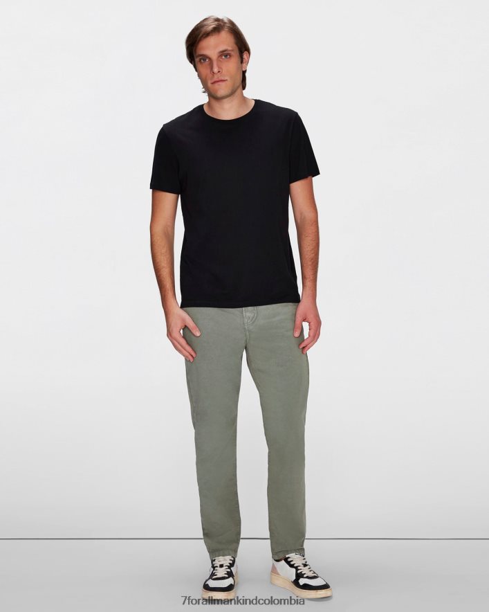 vestir 7 for All Mankind Airweft Twill Adrien Chino En Tomillo JBNRD787