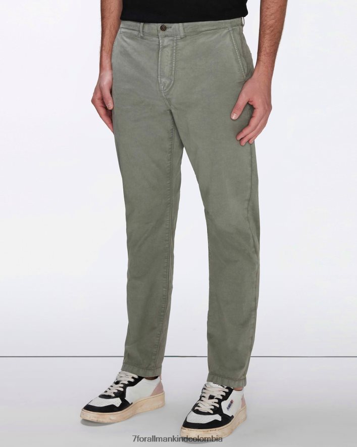 vestir 7 for All Mankind Airweft Twill Adrien Chino En Tomillo JBNRD787