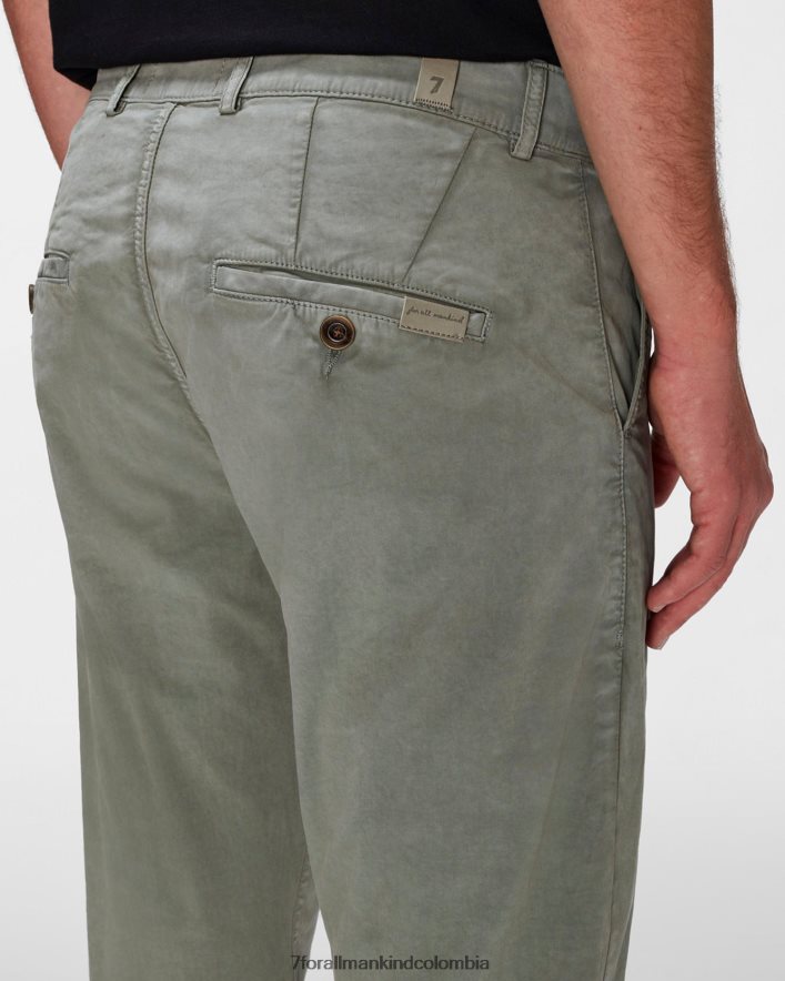 vestir 7 for All Mankind Airweft Twill Adrien Chino En Tomillo JBNRD787