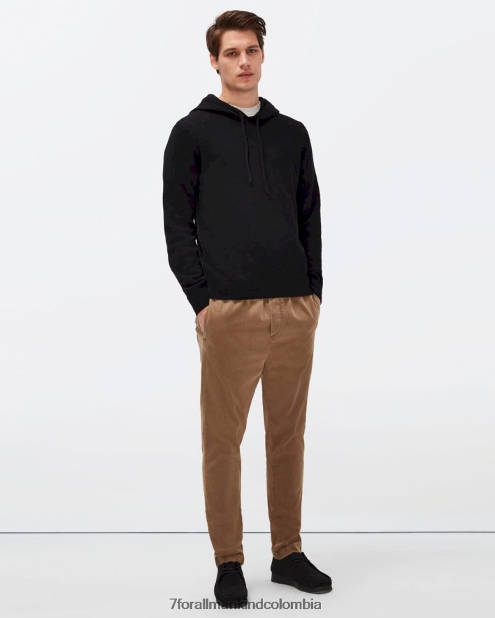 vestir 7 for All Mankind Joggers chinos cálidos de sarga en color camel JBNRD795