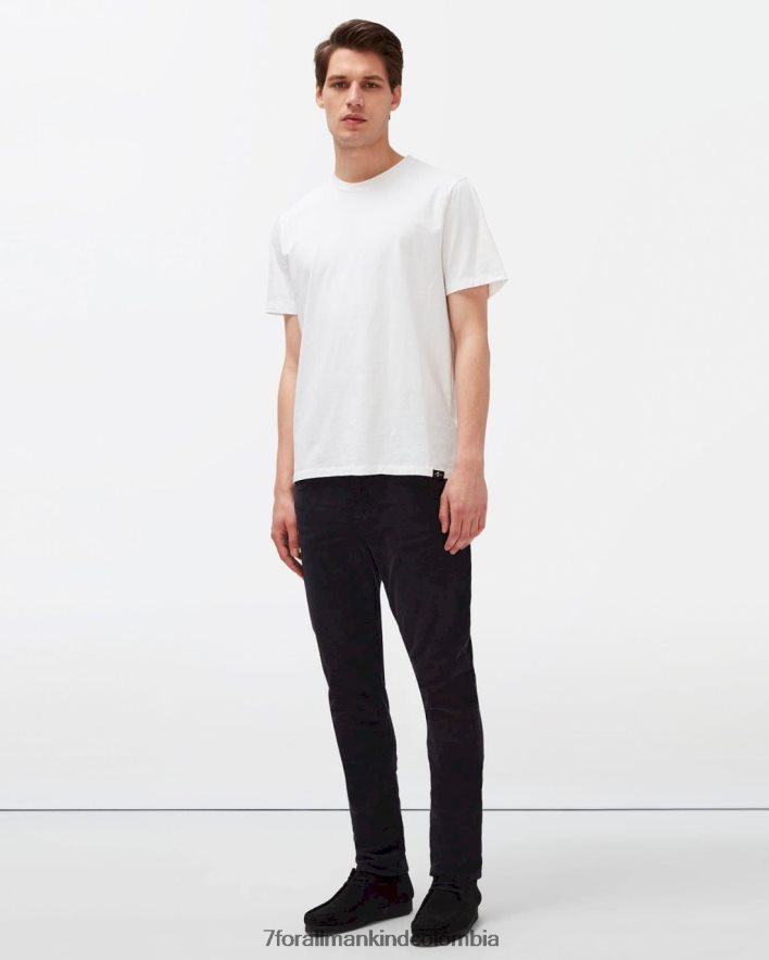 vestir 7 for All Mankind Pana cónica delgada en azul marino JBNRD803