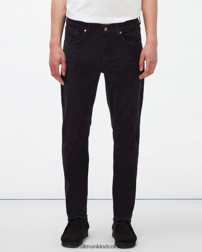 vestir 7 for All Mankind Pana cónica delgada en azul marino JBNRD803