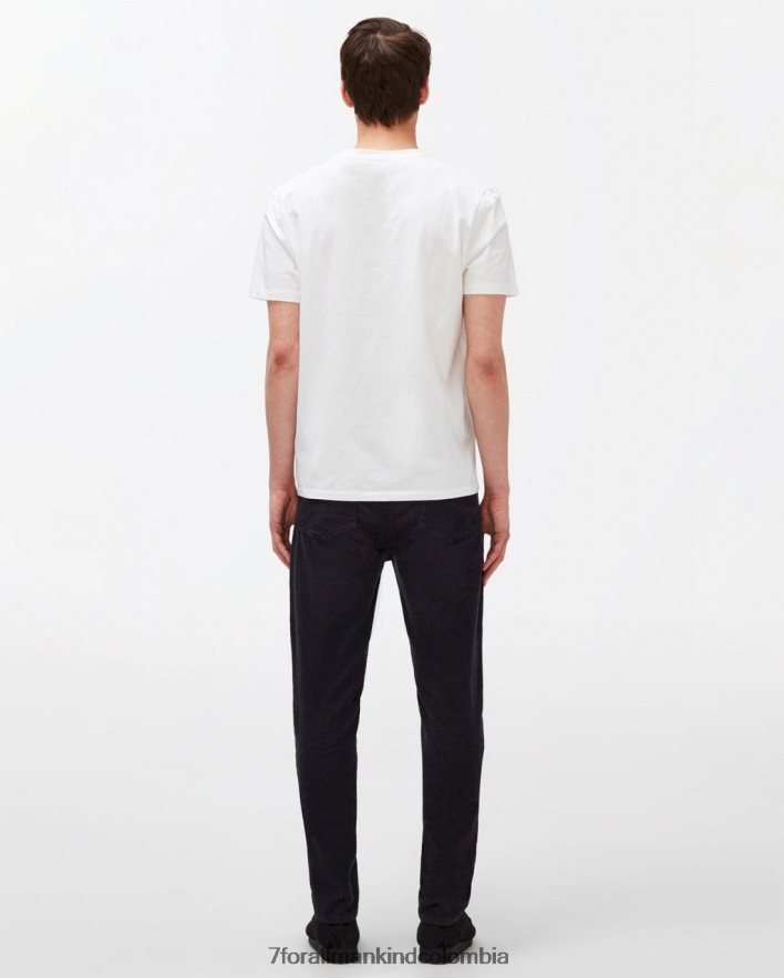 vestir 7 for All Mankind Pana cónica delgada en azul marino JBNRD803