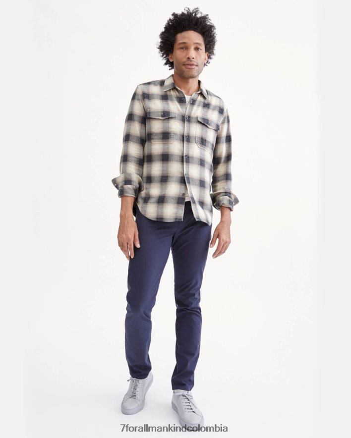 vestir 7 for All Mankind Pantalón azul marino con 5 bolsillos Adrien Tech Series JBNRD813