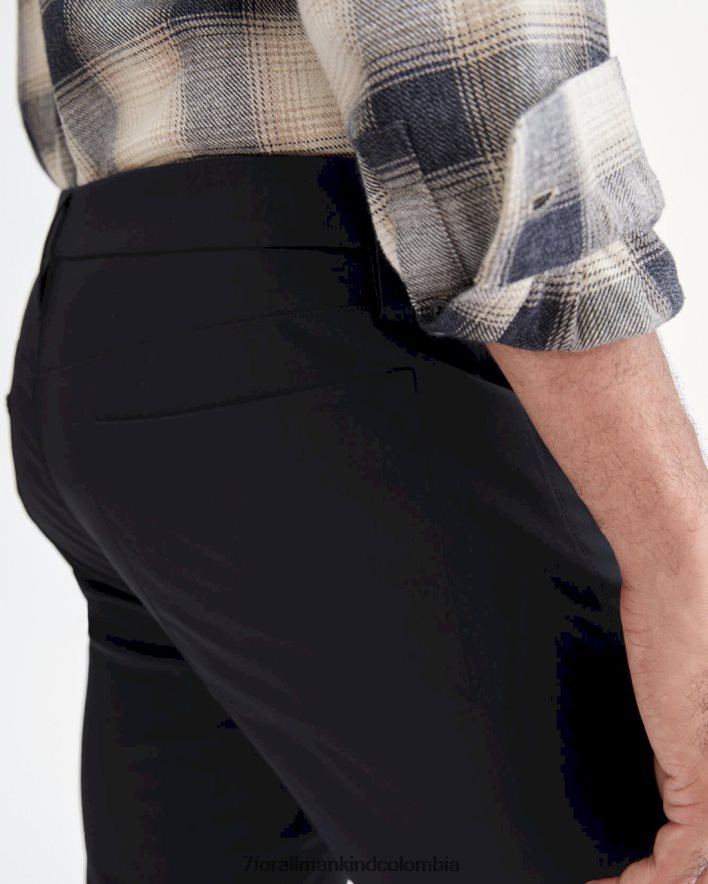 vestir 7 for All Mankind Pantalón negro de 5 bolsillos Adrien Tech Series JBNRD815