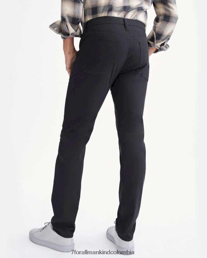 vestir 7 for All Mankind Pantalón negro de 5 bolsillos Adrien Tech Series JBNRD815
