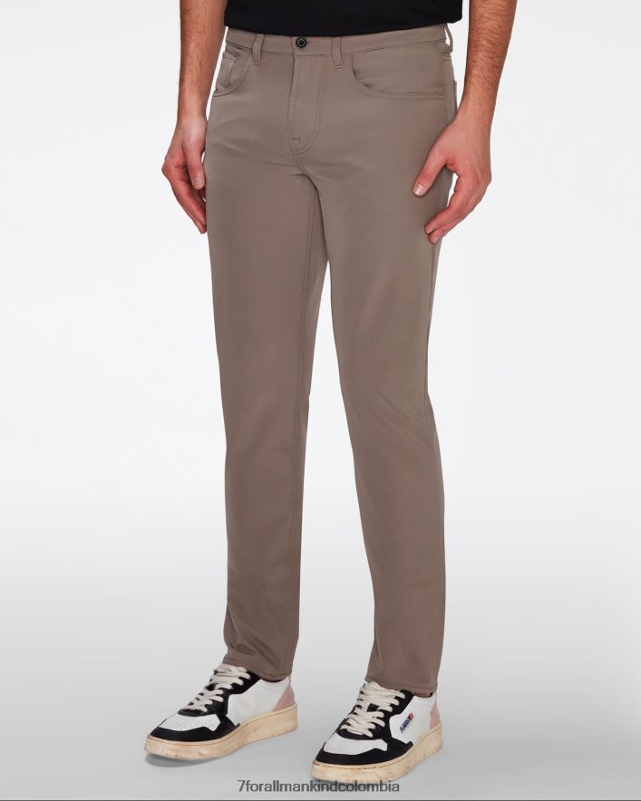vestir 7 for All Mankind Slimy Tapered Tech Series en gris claro JBNRD782