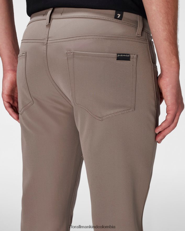 vestir 7 for All Mankind Slimy Tapered Tech Series en gris claro JBNRD782