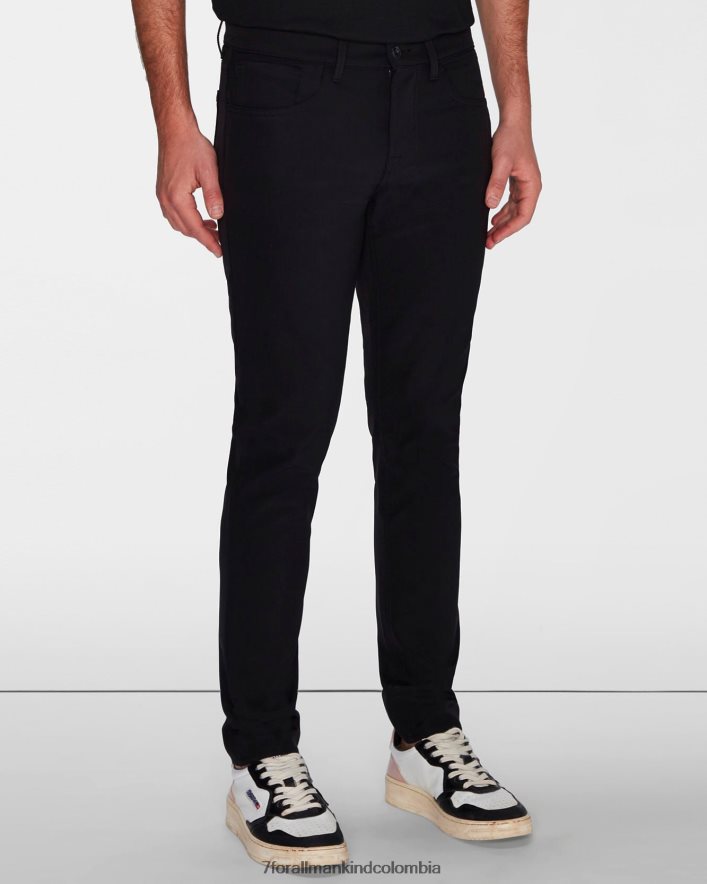 vestir 7 for All Mankind Tapered delgado en negro Tech Series JBNRD783