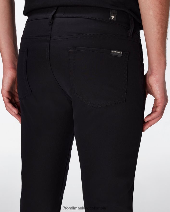 vestir 7 for All Mankind Tapered delgado en negro Tech Series JBNRD783