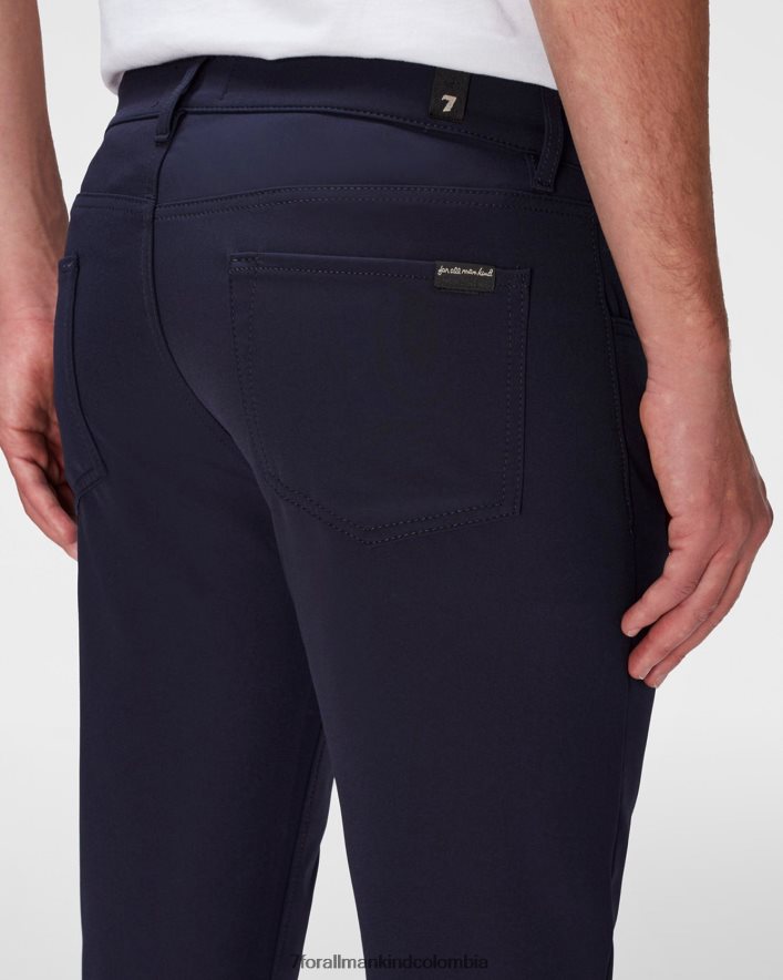 vestir 7 for All Mankind Tapered entallado en azul marino Tech Series JBNRD784