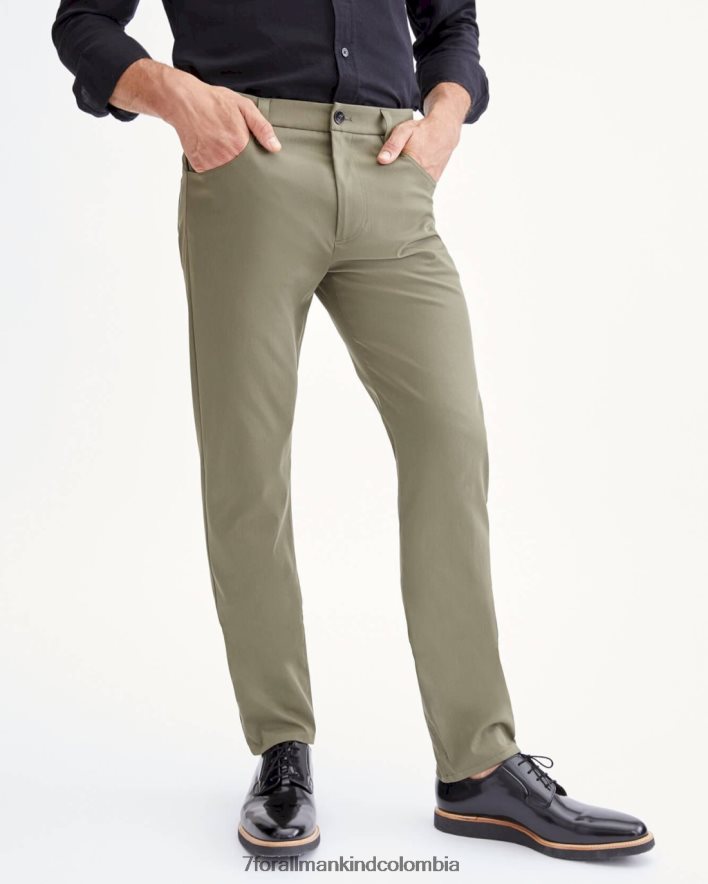vestir 7 for All Mankind Tech Series Adrien cinco bolsillos en verde militar JBNRD818