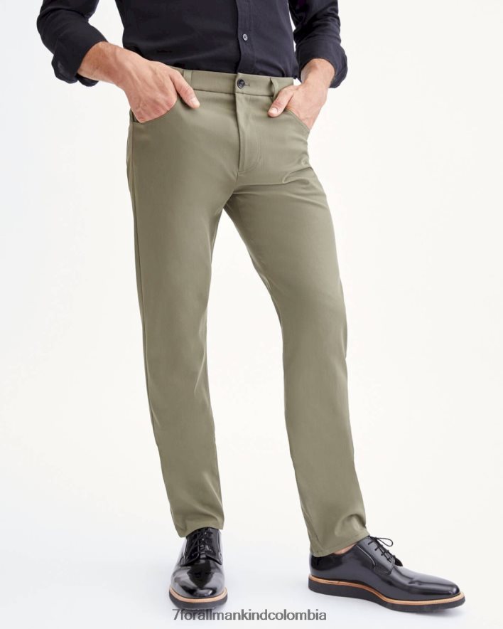 vestir 7 for All Mankind Tech Series Adrien cinco bolsillos en verde militar JBNRD818