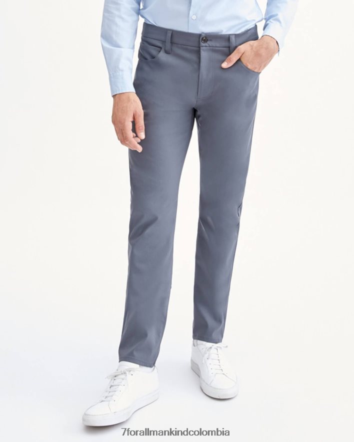 vestir 7 for All Mankind Traje de cinco bolsillos Tech Series Adrien en color antracita JBNRD814