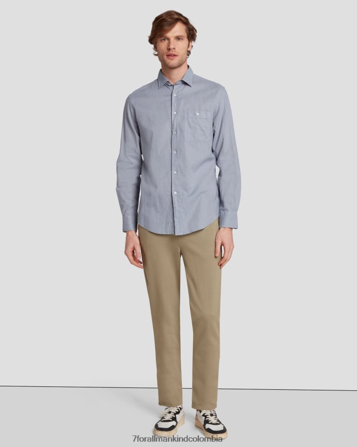 vestir 7 for All Mankind chino de viaje en color topo JBNRD791