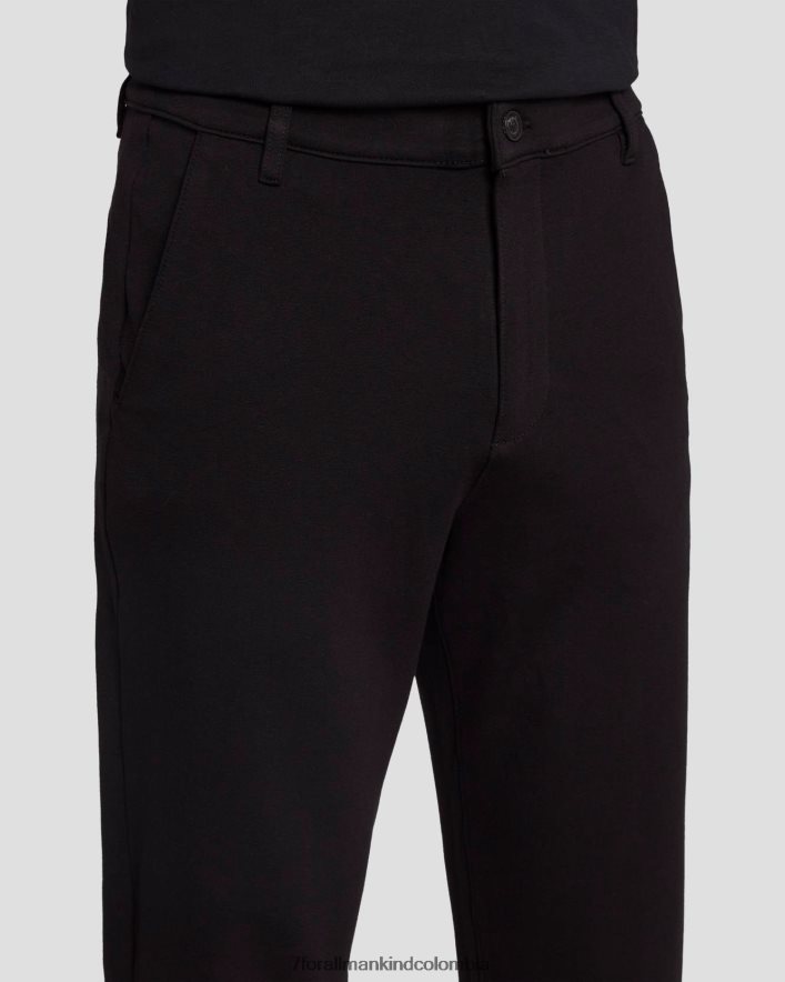 vestir 7 for All Mankind chinos de viaje en negro JBNRD790