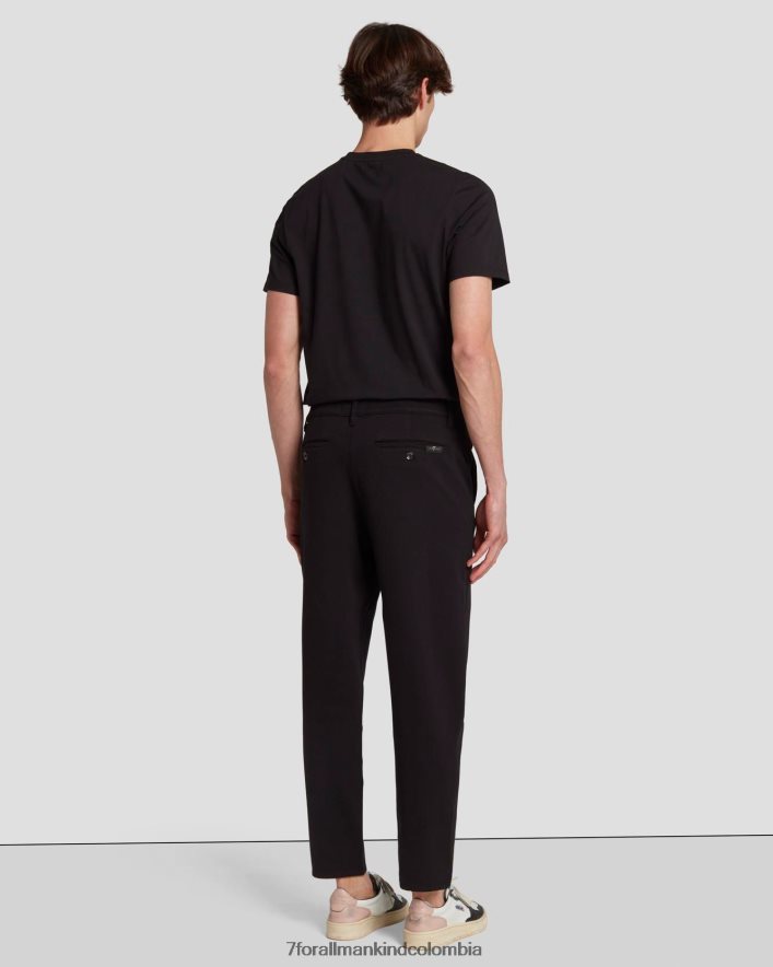 vestir 7 for All Mankind chinos de viaje en negro JBNRD790