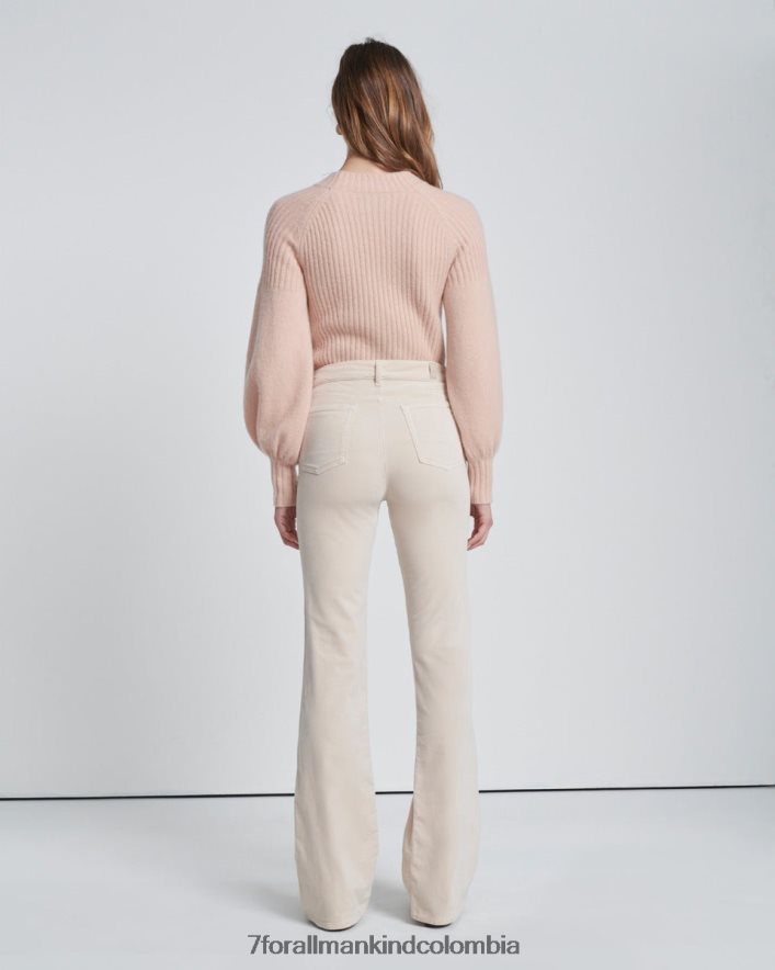 vestir 7 for All Mankind lisha de terciopelo en blanco invierno JBNRD422