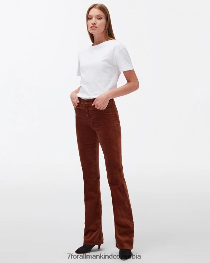 vestir 7 for All Mankind lisha de terciopelo en caramelo JBNRD426