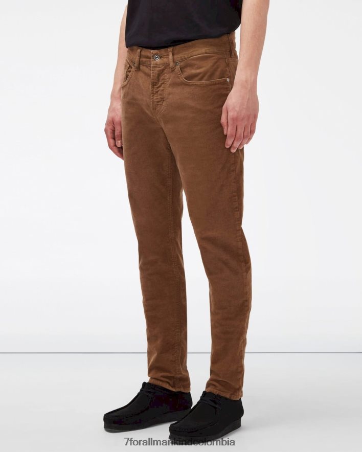 vestir 7 for All Mankind pana cónica delgada en color camel JBNRD806