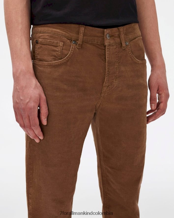 vestir 7 for All Mankind pana cónica delgada en color camel JBNRD806