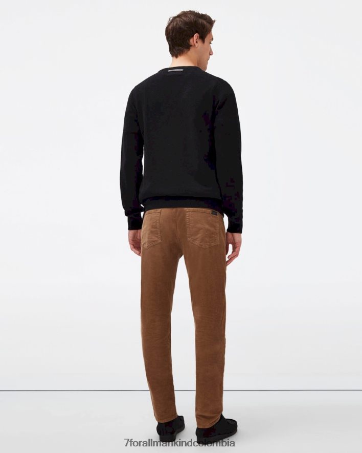 vestir 7 for All Mankind pana cónica delgada en color camel JBNRD806