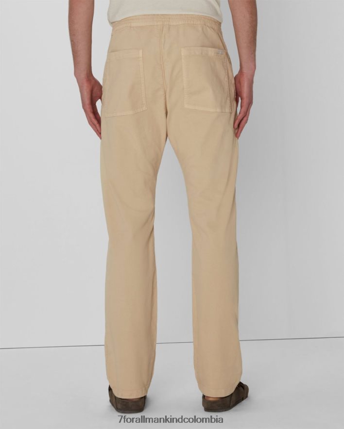 vestir 7 for All Mankind pantalón de sarga en castillo de arena JBNRD812