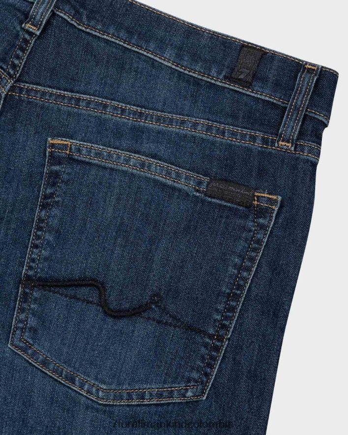 vestir 7 for All Mankind Airweft Paxtyn garabato en madera de hierro JBNRD555