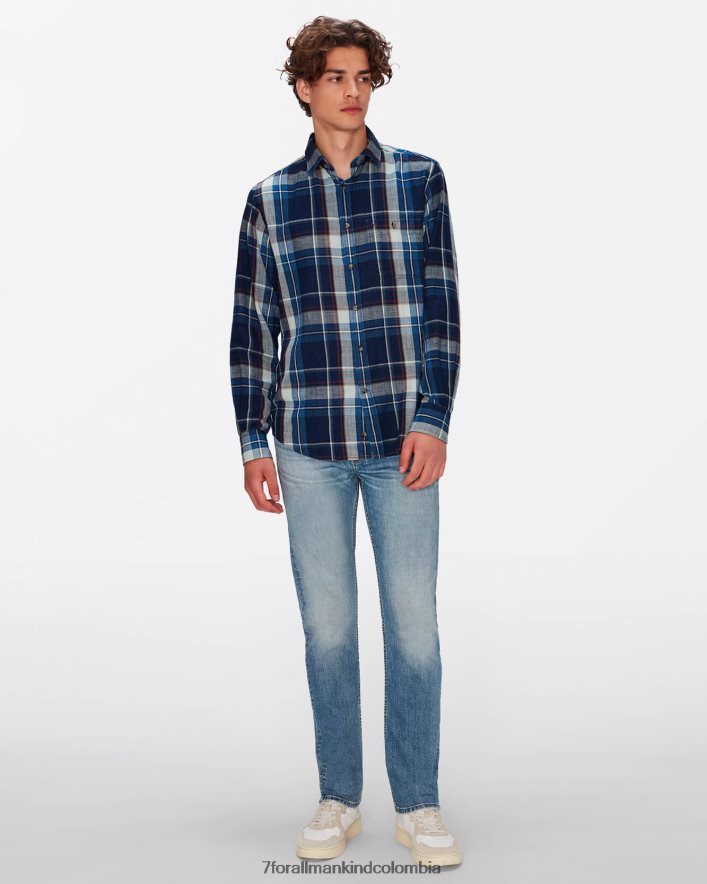 vestir 7 for All Mankind Airweft Slimmy en Portofino JBNRD515