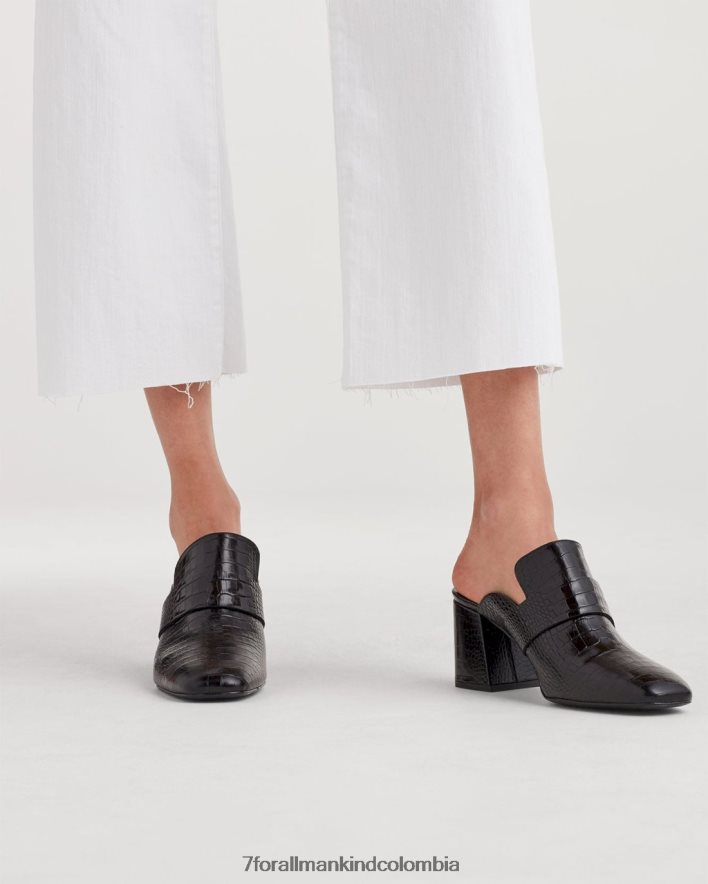vestir 7 for All Mankind Alexa recortada con dobladillo cortado en pasarela blanca JBNRD127
